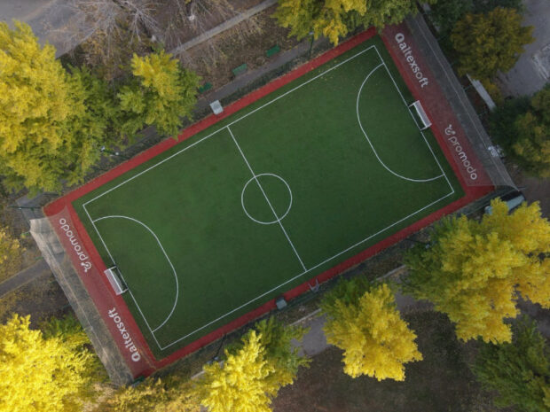 Реконструкція футбольного поля ХНУРЕ