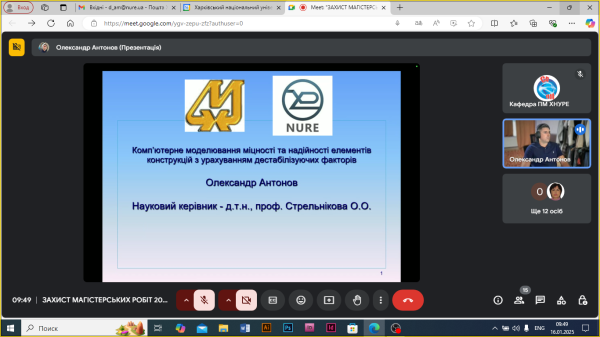 Захист магістрів спеціальності 113 Прикладна математика