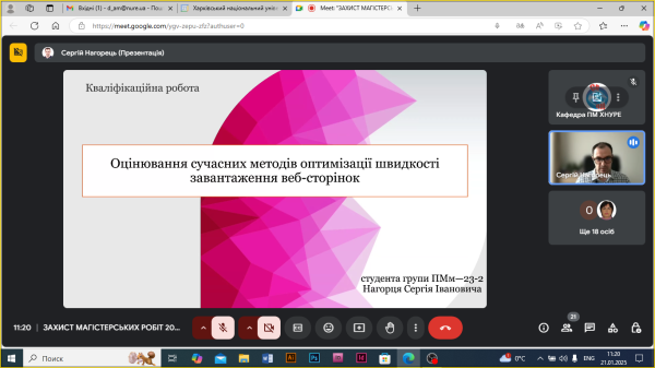 Захист магістрів спеціальності 113 Прикладна математика