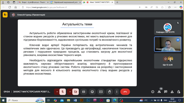 Захист магістрів спеціальності 124 Системний аналіз