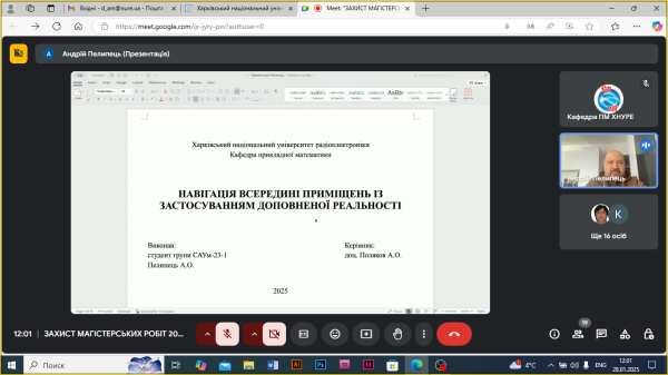 Захист магістрів спеціальності 113 Прикладна математика