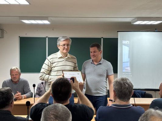 Вітаємо проф. Сидорова М.В. з подякою від Харківського міського голови!